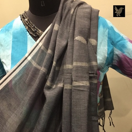 linen saree